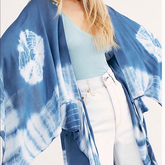 Free People Spellbound Tie Dye Kimono - Picture 2 of 3